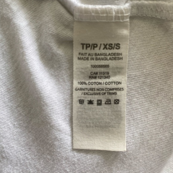 Garage Off White Graphic Tee Happy Mind Happy Life XS/S - Picture 9 of 10